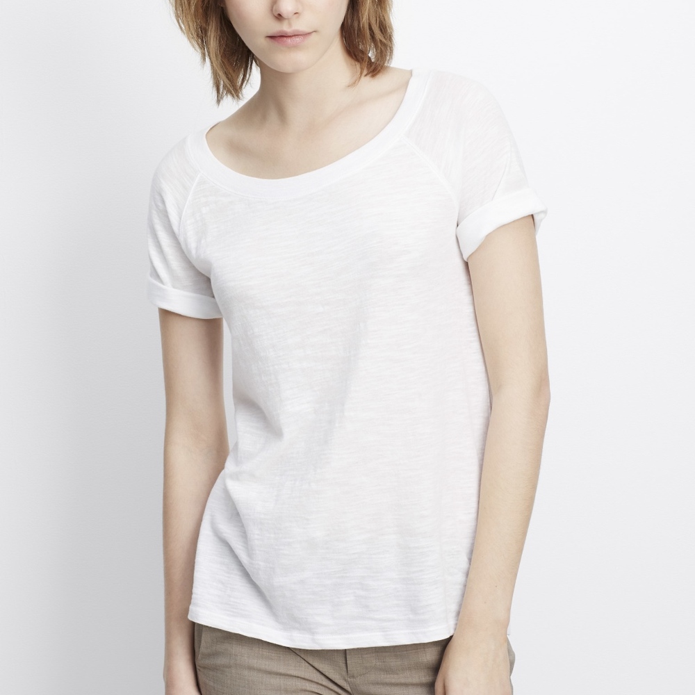 Vince Crew Neck T-Shirt NWT (White, size L)